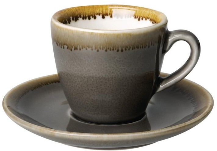  Olympia Kiln Espresso Saucer Smoke (Pack of 6) 