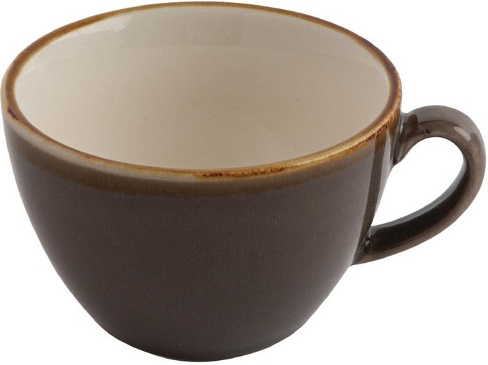  Olympia Kiln Cappuccino Cup Smoke 340ml (Pack of 6) 