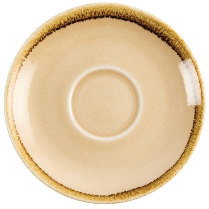  Olympia Kiln Cappuccino Saucer Sandstone 140mm (Pack of 6) 