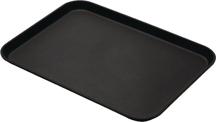  Cambro Camtread Fibreglass Non-Slip Tray Black 450x650mm 