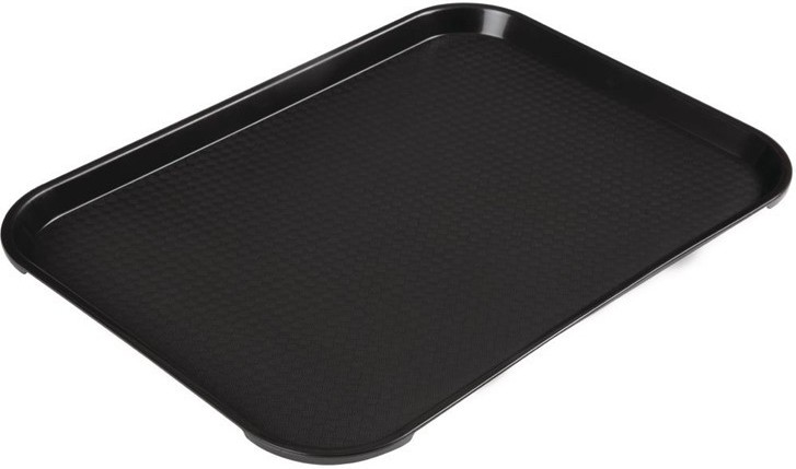  Cambro Polypropylene Fast Food Tray Black 410mm 