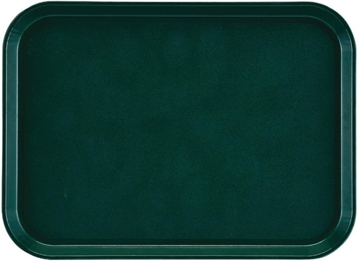  Cambro EpicTread Fibreglass Rectangular Non-Slip Tray Green 415mm 