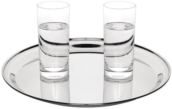  Olympia Stainless Steel Round Service Tray 355mm 