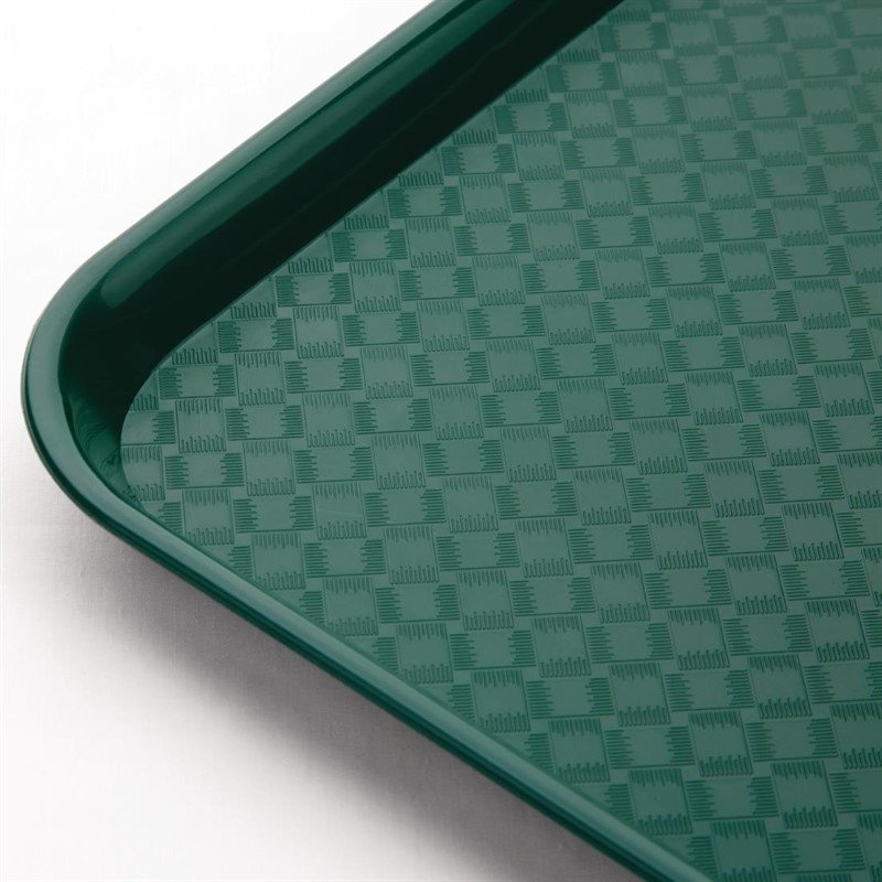  Kristallon Medium Polypropylene Fast Food Tray Green 415mm 