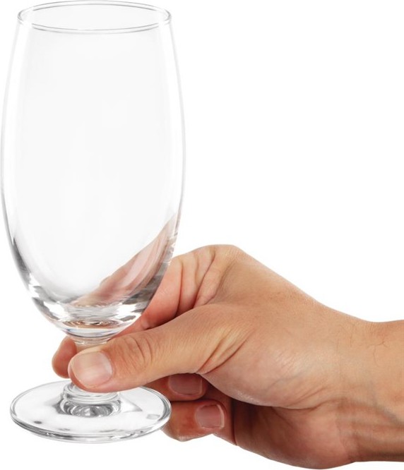  Olympia Stemmed Beer Glasses 420ml (Pack of 6) 