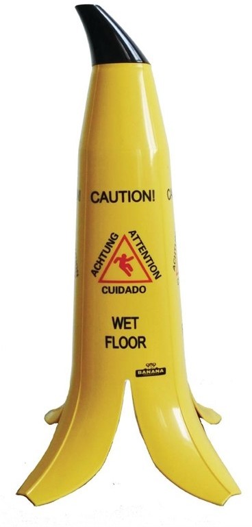  Gastronoble Banana Skin Wet Floor Sign 
