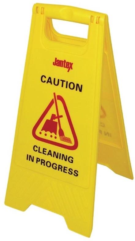  Jantex Cleaning in Progress Safety Sign 