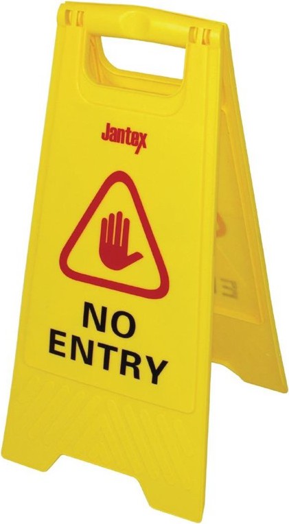  Jantex No Entry Safety Sign 