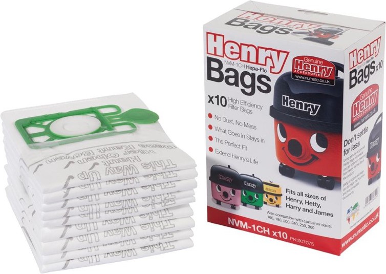 Numatic Henry Replacement Dust Bags (Pack of 10) 