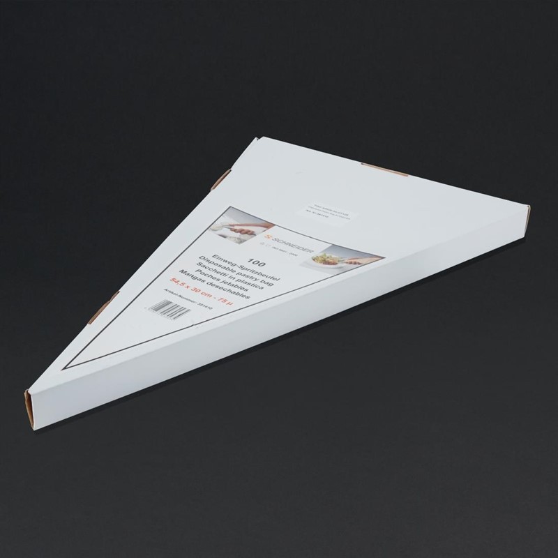 Schneider White Disposable Piping Bags 54.5cm (Pack of 100) 