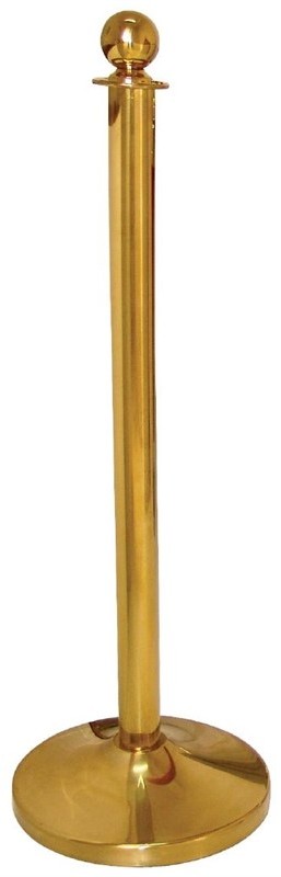  Bolero Stainless Steel Barrier Post Ball Top 