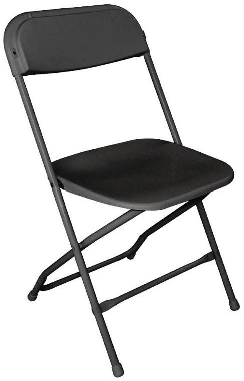  Bolero GD386 - Folding PP Chair Black (Pack 10) 