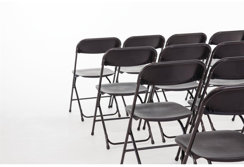  Bolero GD386 - Folding PP Chair Black (Pack 10) 