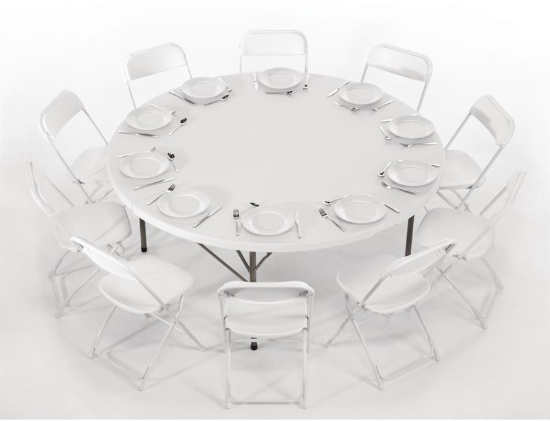  Bolero GD387 - Folding PP Chair White (Pack 10) 