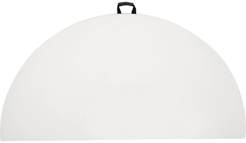  Bolero Round PE Centre Folding Table White 6ft (Single) 