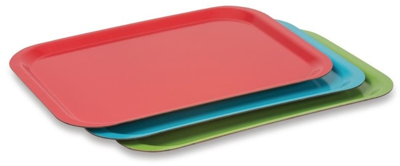  Roltex Polyester Trapeze Service Tray Blue 375 x 265mm 