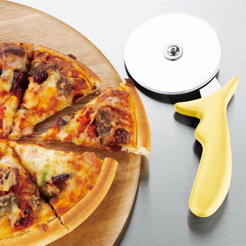  Hygiplas Pizza Wheel Yellow 4" 