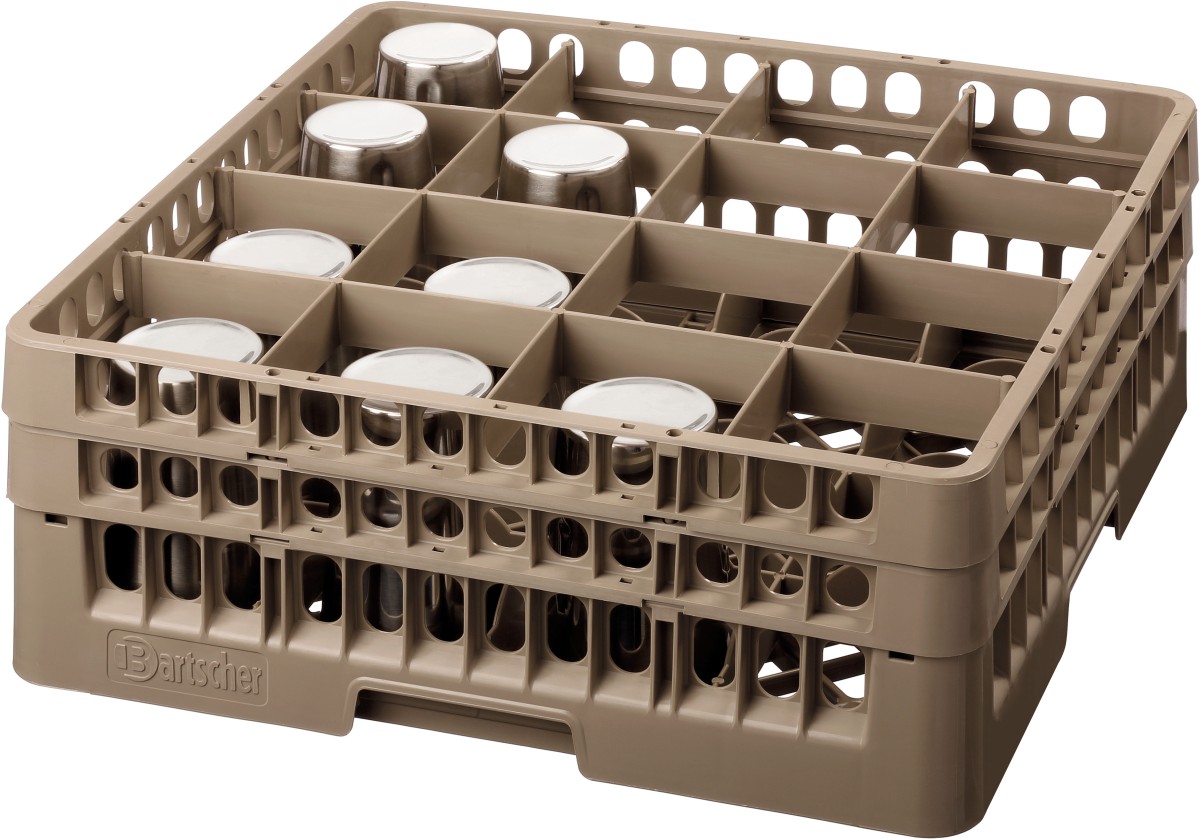  Bartscher Dishwasher basket, 16 comp. 