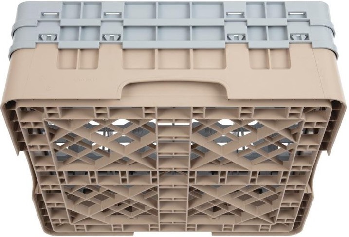  Cambro Camrack Beige 16 Compartments Max Glass Height 133mm 