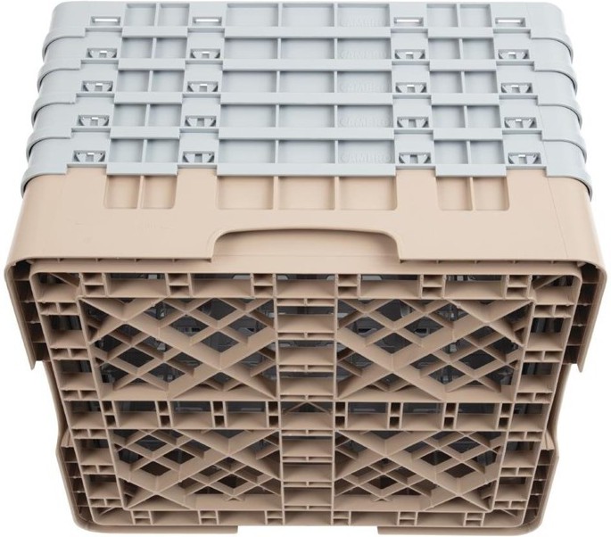  Cambro Camrack Beige 25 Compartments Max Glass Height 257mm 