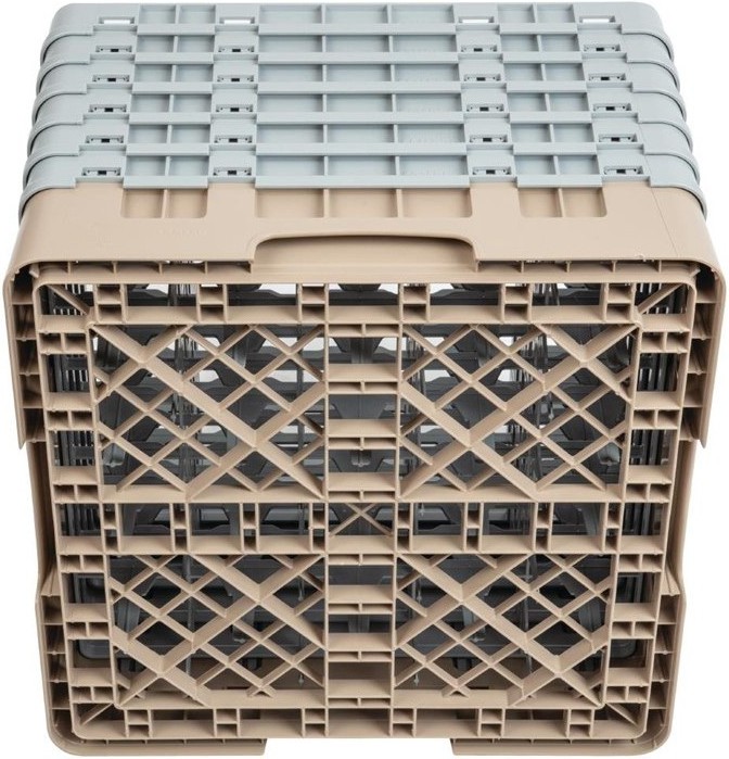  Cambro Camrack Beige 25 Compartments Max Glass Height 298mm 
