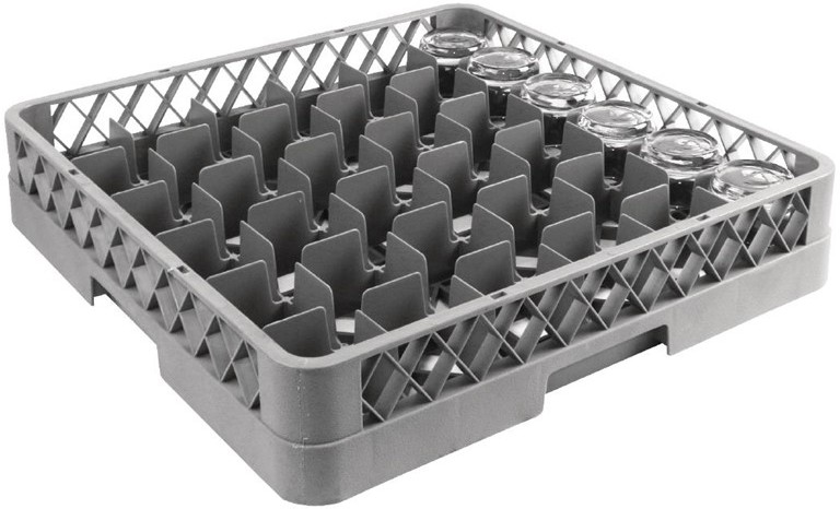  Vogue Glass Rack 36 Compartments 