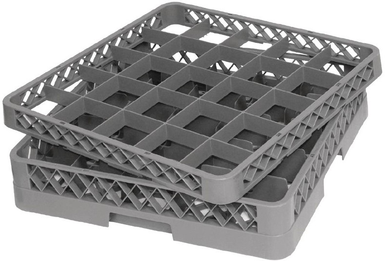  Vogue Glass Rack Extenders 25 Compartments 