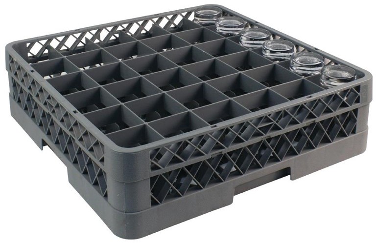 Vogue Glass Rack Extenders 36 Compartments 