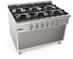 Gas stoves with base frame